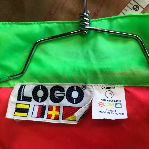 Vintage neon windbreaker jacket - Picture 7 of 7